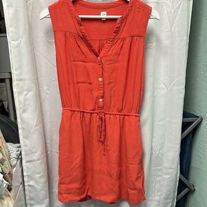 GAP Vibrant Orange Sleeveless Dress